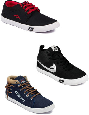 

Asian Men's Combo pack of 3 Casuals For Men(Multicolor