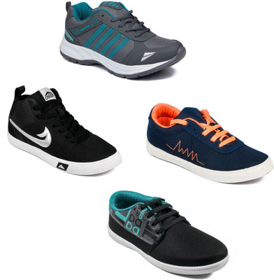 

Asian Men's Combo pack of 4 Casuals For Men(Multicolor