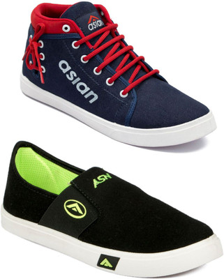 

Asian Men's Combo pack of 2 Casuals For Men(Multicolor