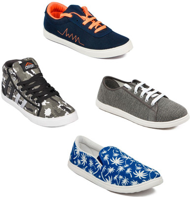 

Asian Men's Combo pack of 4 Casuals For Men(Multicolor