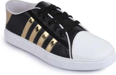 

Funku Fashion Sneakers For Women(Black, Gold