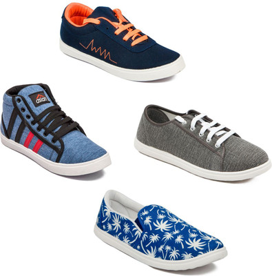 

Asian Men's Combo pack of 4 Casuals For Men(Multicolor