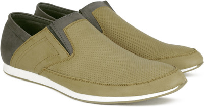 

Indigo Nation Loafers For Men(Olive, Beige