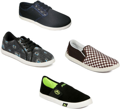 

Asian Men's Combo pack of 4 Casuals For Men(Multicolor