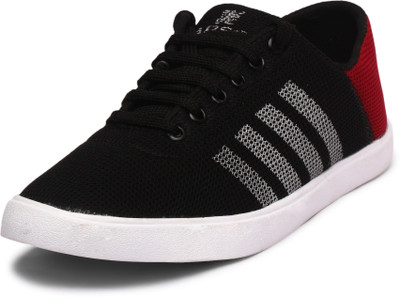 

Style Height Men's Black Casual Lace-Up Shoes Casuals For Men(Black