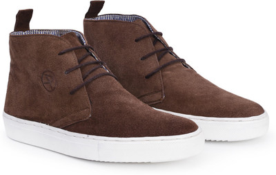 

Rozo High Ankle Suede Casuals Casuals For Men(Brown