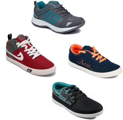 

Asian Men's Combo pack of 4 Casuals For Men(Multicolor