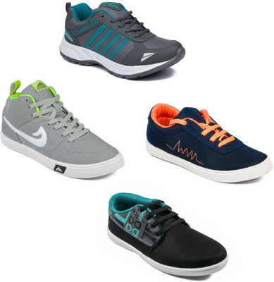 

Asian Men's Combo pack of 4 Casuals For Men(Multicolor