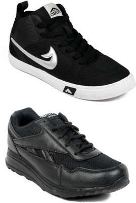 

Asian Men's Combo pack of 2 Casuals For Men(Black, Multicolor