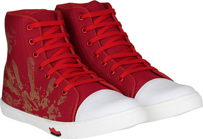 

Kraasa Tick n Tack High Tops For Men(Maroon