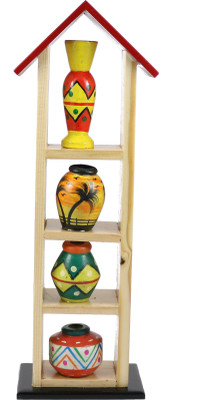

Nirmalified Collecticity CA-24 Decorative Showpiece - 30 cm(Wooden, Multicolor)