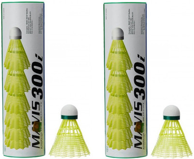 

Yonex Mavis 300I Nylon Shuttle - Yellow(Slow, 75, Pack of 2)