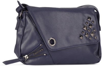 

Fastrack Women Evening/Party Blue PU Shoulder Bag