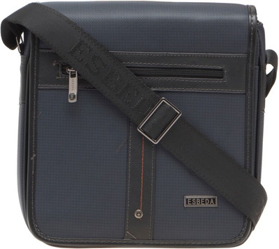 

ESBEDA Men Formal Blue PU Sling Bag
