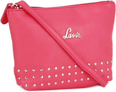 

Lavie Girls Casual Pink PU Sling Bag