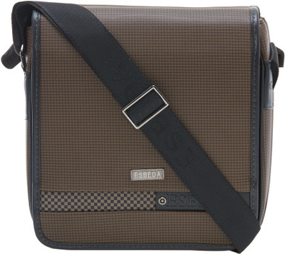 

ESBEDA Men Formal Brown PU Sling Bag