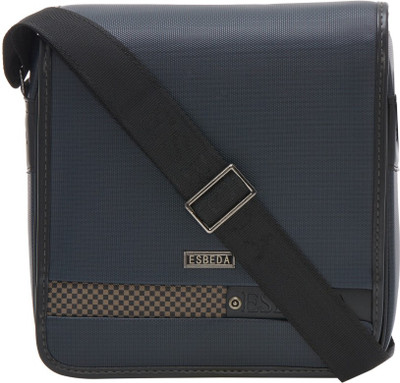 

ESBEDA Men Formal Blue PU Sling Bag