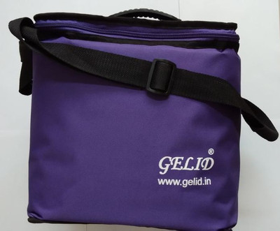 

GELID Insulated Bag with 6 coolant pouch for outdoors, camping, picnic, trekking cooler bag Insulated Bag(Purple, Sling Bag