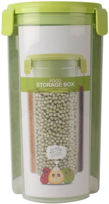 

Bruzone Premium Transparent Plastic Food Storage Jar AB03 Storage Box(Green)