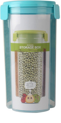 

Bruzone Premium Transparent Plastic Food Storage Jar AB02 Storage Box(Blue)