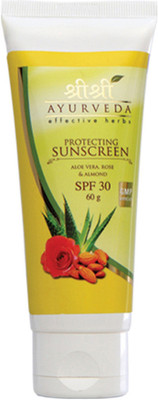 

Sri Sri SPF 30 Sunscreen Cream - SPF 30 PA+(60 ml)