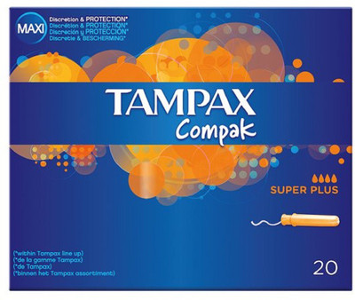 

Tampax Compak Super Plus Tampons(Pack of 20)