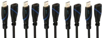 

C&E TV-out Cable 25 Feet HDMI Extension Male to Female, 5 Pack(Black, For TV, 7.62 m)
