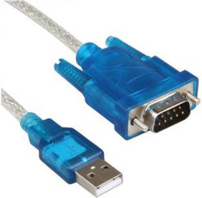 

TECHON TV-out Cable Usb To RS232 Serial Cable Converter Adapter(Blue, For Computer)