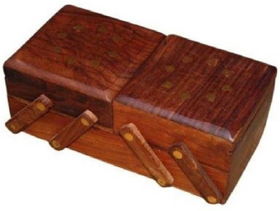 

VAS Collection Home Jewellery Vanity Box Jewellery Vanity Box Vanity Box(Brown)