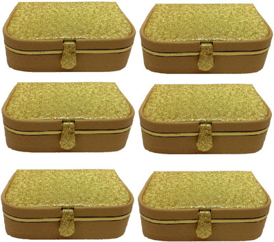 

Addyz Gift item - Keeps 12-16 Rings Jewellery Vanity Box(Gold)