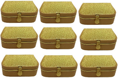 

Addyz Gift item - Keeps 12-16 Rings Jewellery Vanity Box(Gold)