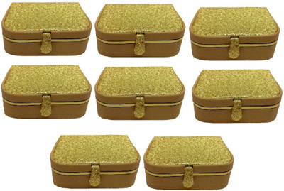 

Addyz Gift item - Keeps 12-16 Rings Jewellery Vanity Box(Gold)