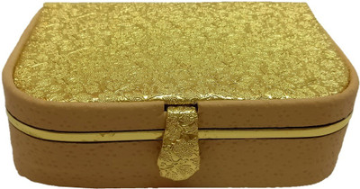 

Addyz Gift item - Keeps 12-16 Rings Jewellery Vanity Box(Gold)
