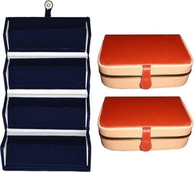 

Aadhya Combo Of Ring & Earring Folder (Multicolour) Vanity Box(Multicolor)