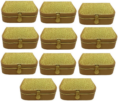 

Addyz Gift item - Keeps 12-16 Rings Jewellery Vanity Box(Gold)