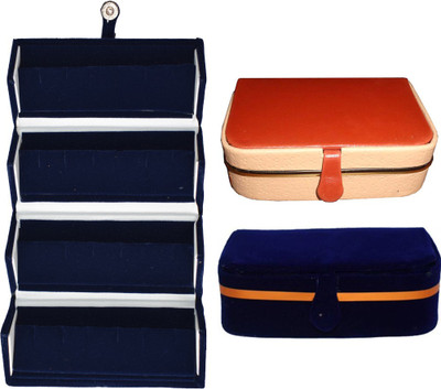 

Aadhya Combo Of Ring & Earring Folder (Multicolour) Vanity Box(Multicolor)