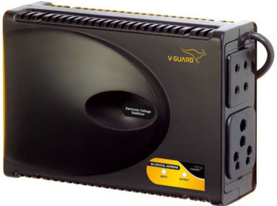 

V-Guard VG Crystal "COMPACT & TOP QUALITY" Voltage Stabilizer (OMSAIRAMTRADERS)(Black)