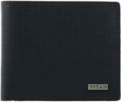 

Titan Men Black Genuine Leather Wallet(6 Card Slots)