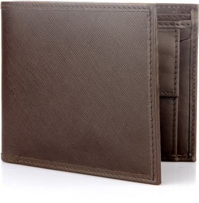 Satya Paul Men Brown Genuine Leather Wallet(3 Card Slots)