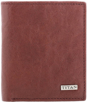 

Titan Men Brown Genuine Leather Wallet(3 Card Slots)