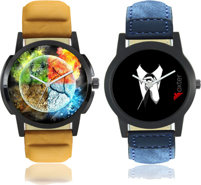 Talgo "4 Elements of Earth" Printed and "Gentlement" Printed Analog Dial New Trending Combo of 2 Watch Talgo 2017 New Special (Combo) Collection Of 4 Elements of Earth Printed And Gentleman Printed On Round Shaped Black Dial Analogue Stylish Looked Leather Strap Trendy And New Special Production Fir