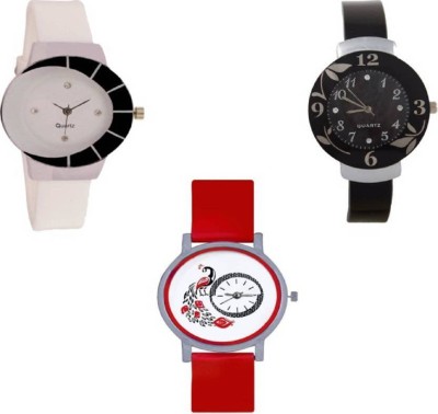 JM SELLER Super Classic Collection Stylish Combo 03 JM004 Watch Watch  - For Girls   Watches  (JM SELLER)