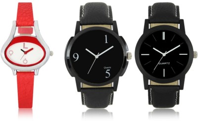 Elife 05-06-0206-COMBO Multicolor Dial analogue Watches for men and Women (Pack Of 3) Watch  - For Couple   Watches  (Elife)