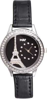 Map Beautiful Trendy Designer Eiffel Tower Analog Watch Eiffel Tower Watch  - For Women   Watches  (Map)
