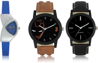 Elife 04-05-0208-COMBO Multicolor Dial analogue Watches for men and Women (Pack Of 3) Watch  - For Couple   Watches  (Elife)