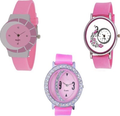 JM SELLER Super Classic Collection Stylish Combo 02 JM003 Watch Watch  - For Girls   Watches  (JM SELLER)