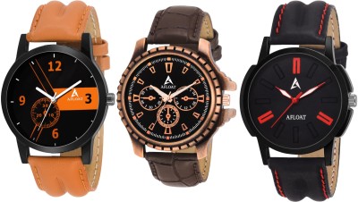 AFLOAT AFC~3CMB STYLISH COMBO Of 3 TRENDY Watch  - For Men   Watches  (Afloat)