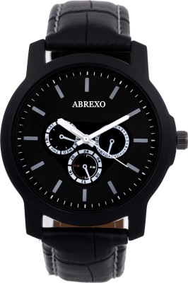 Abrexo Abx0165 Jet BLK Gents Suitable Formal Stylish Tycoon Series Watch  - For Men   Watches  (Abrexo)