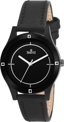 Swisstyle SS-LR1718-BLK-BLK Watch  - For Women   Watches  (Swisstyle)