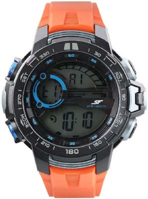 SF by Sonata Orange Strap Digital Watch  - For Boys   Watches  (SF)